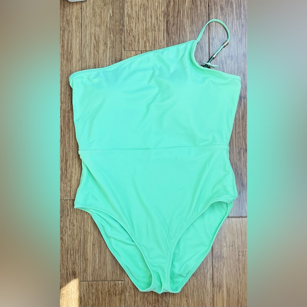 Aerie medium one piece swimsuit lime neon NWT. 1236